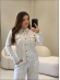CONJUNTO MOUSSE JOSEFA - BRANCO MESCLA
