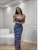 VESTIDO LISTRADO CAPRI - AZUL