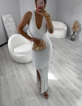 VESTIDO LUREX YARA - Branco