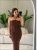 VESTIDO MODAL ANTONELLA - Marrom