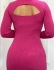 VESTIDO RECORTE COSTAS - Pink