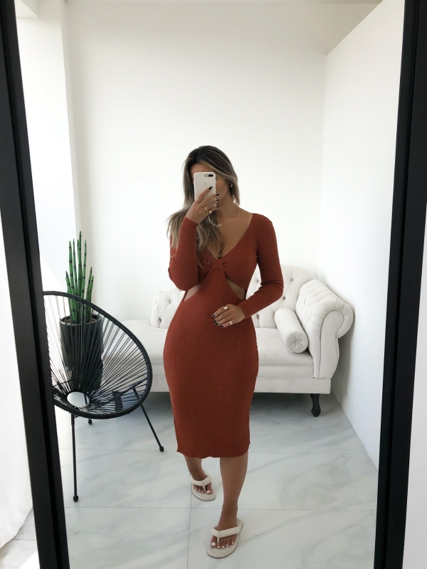 VESTIDO INVERNO MARIA - Telha