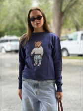 BLUSA URSO RAFAELA - AZUL JEANS