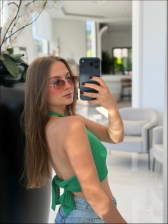 TOP APLIQUE BANDEIRA - VERDE BANDEIRA