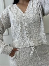 CONJUNTO MOUSSE  INÊS - BRANCO MESCLA