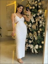 VESTIDO BALI RELEVO - BRANCO