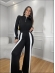 CONJUNTO BICOLOR HELÔ - PRETO COM BRANCO