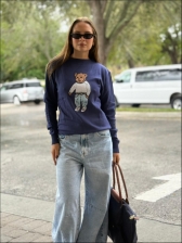 BLUSA URSO RAFAELA - AZUL JEANS