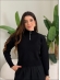 BLUSA ZIPER KEITY - Preto - Liso