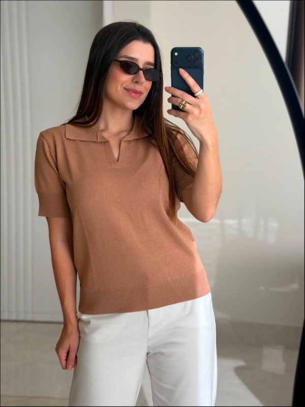 TSHIRT ARY LISA - BEGE NOVO