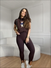 BLUSA URSO JOSY - MARROM