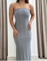 VESTIDO VANUZA - Cinza