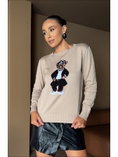 BLUSA URSO LAUREN - AREIA
