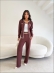 CONJUNTO MODAL  ELIZETE - BURGUNDY