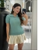 TSHIRT ARY LISA - VERDE MENTA