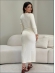 VESTIDO THAYANE INVERNO - OFF WHITE