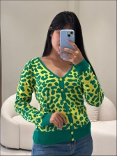 CASACO JACARD  ONÇA COPA - VERDE/AMARELO