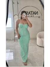 VESTIDO CLAIRE - VERDE AGUA