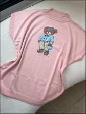 BLUSA URSO JOSY - ROSA BEBE