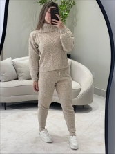 CONJUNTO MOUSSE BELLA - Bege Mescla