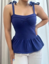 REGATA PEPLUM - Azul