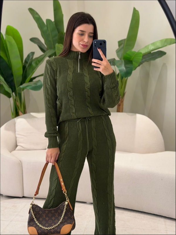 CONJUNTO GRAZY - VERDE MILITAR