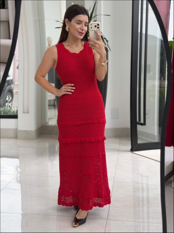 VESTIDO CHARLENE - VERMELHO