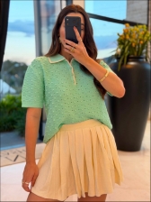 TSHIRT RELEVO FLORENCE - VERDE AGUA