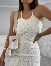 VESTIDO RENDADO PAOLA - Off white