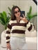 BLUSA POLO TATI - MARROM COM OFF