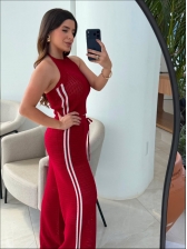 CONJUNTO GIO LISTRAS - VERMELHO