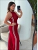 CONJUNTO GIO LISTRAS - VERMELHO