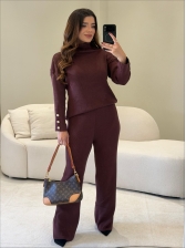 CONJUNTO MODAL IVETE - MARROM