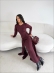 VESTIDO LONGO KIMBERLY - BURGUNDY