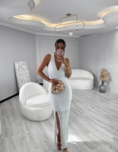 VESTIDO LUREX YARA - Branco