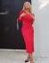 VESTIDO DOMINIQUE - Vermelho vivo