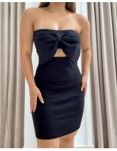 VESTIDO LAÇO NATANA - Preto