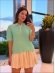 TSHIRT RELEVO FLORENCE - VERDE AGUA