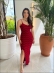 VESTIDO ZIGZAG LUREX - VERMELHO/ V. CHERRY