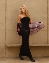 VESTIDO MODAL ANTONELLA - Preto - Liso