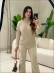 BLUSA GOLA ALTA LUMA - AREIA