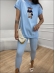 BLUSA URSO JOSY - AZUL BEBE