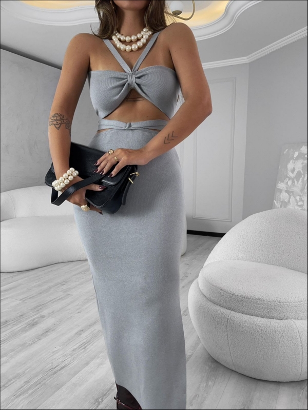 CONJUNTO MODAL MÔNACO - Cinza
