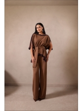 CONJUNTO KIMONO  NARCISA - CARAMELO