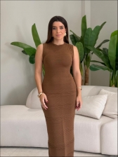 VESTIDO GEISE - CARAMELO