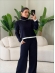 CONJUNTO MODAL MARCELA - AZUL MARINHO/OFF WHITE