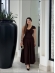 VESTIDO AMALIA - MARROM