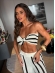 CONJUNTO CAMILE - Off white com preto