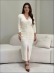 VESTIDO THAYANE INVERNO - OFF WHITE