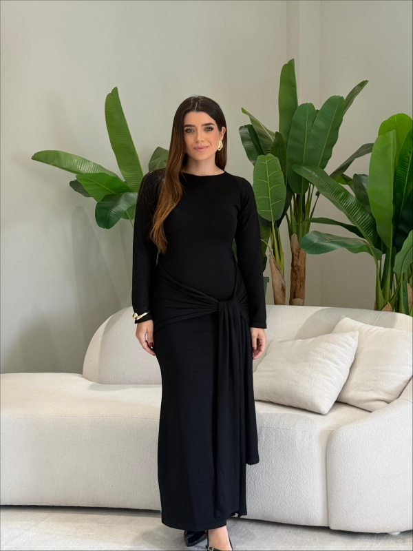 VESTIDO LONGO KIMBERLY - PRETO